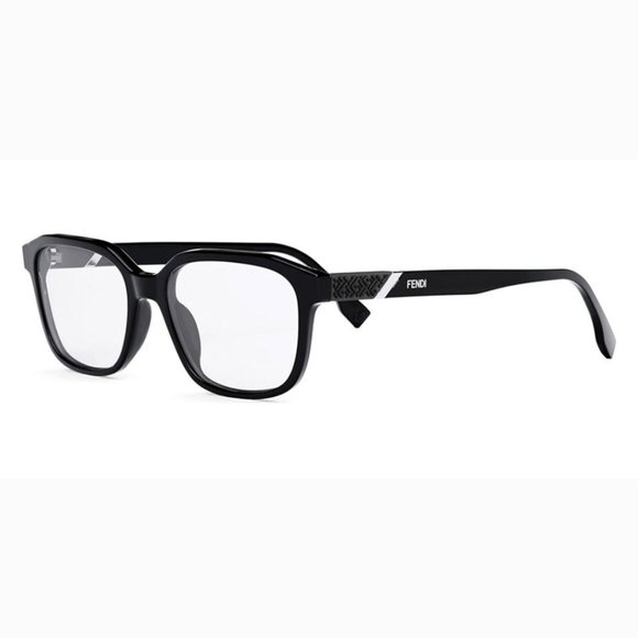 NEW FENDI FE50028I 001 UNISEX BLACK FRAME FENDI EYEGLASSES FE 50028I - Picture 1 of 6